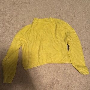 Yellow Knit Sweater